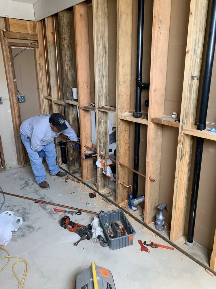 Commercial rough-in plumbing for Water Heater Replacement in Williams Double Branch Estates